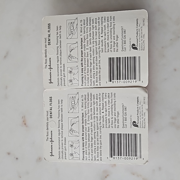 Vintage Johnson & Johnson Reach Cinnamon Waxed Floss - Picture 2 of 4